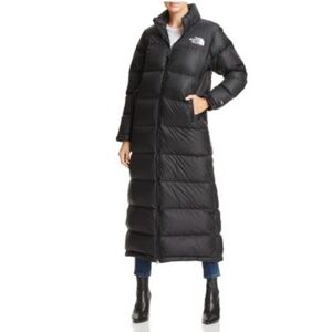 The North Face Nupster Duster Down Women's puffer Coat black XL T